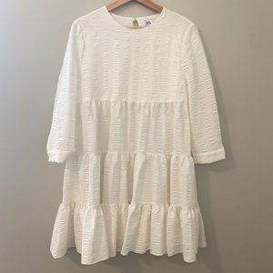 Zara tiered mini dress